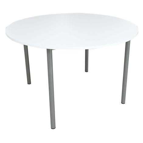 Masa scolara rotunda ML blat alb, 120 cm diametru, mas 6, inaltime 76 cm - imagine 4